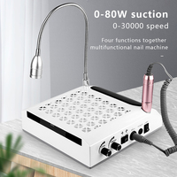 BQ-608 White 4-in-1 Nail Machine Professional Nail Machine Nail Drill  ABS Silicone EU Standard 100V-240V 50HZ/60HZ