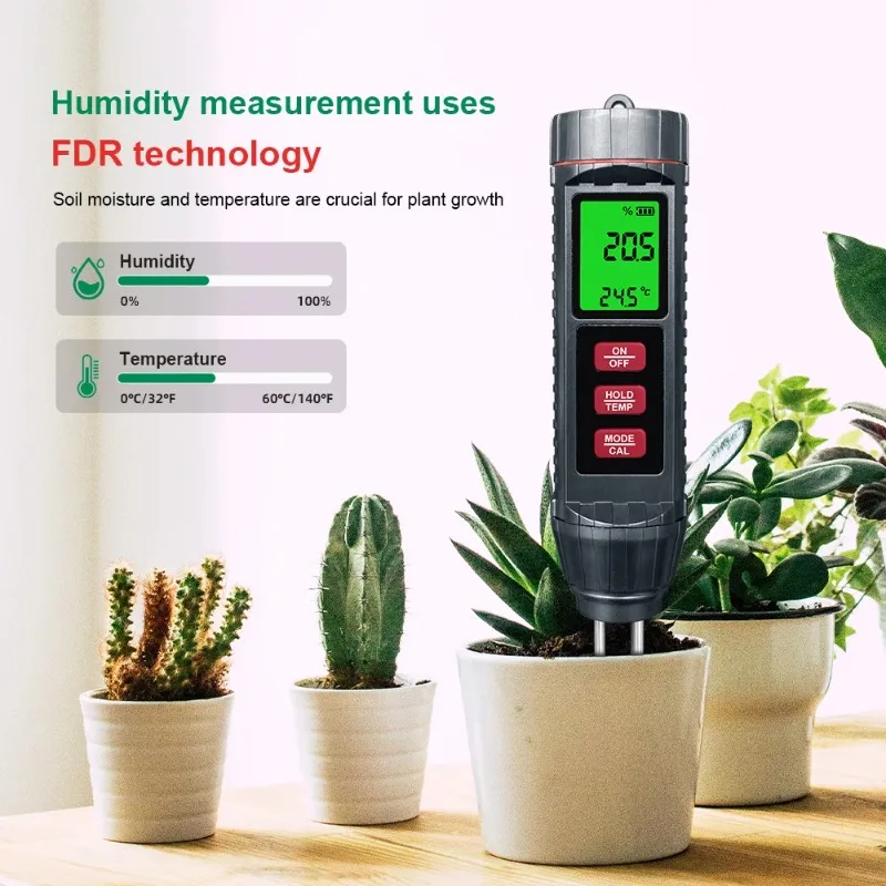 Customized Soil EC Meter  Temperature-Humidity-EC Sensor Smart  Quality Tester for Precision Agriculture