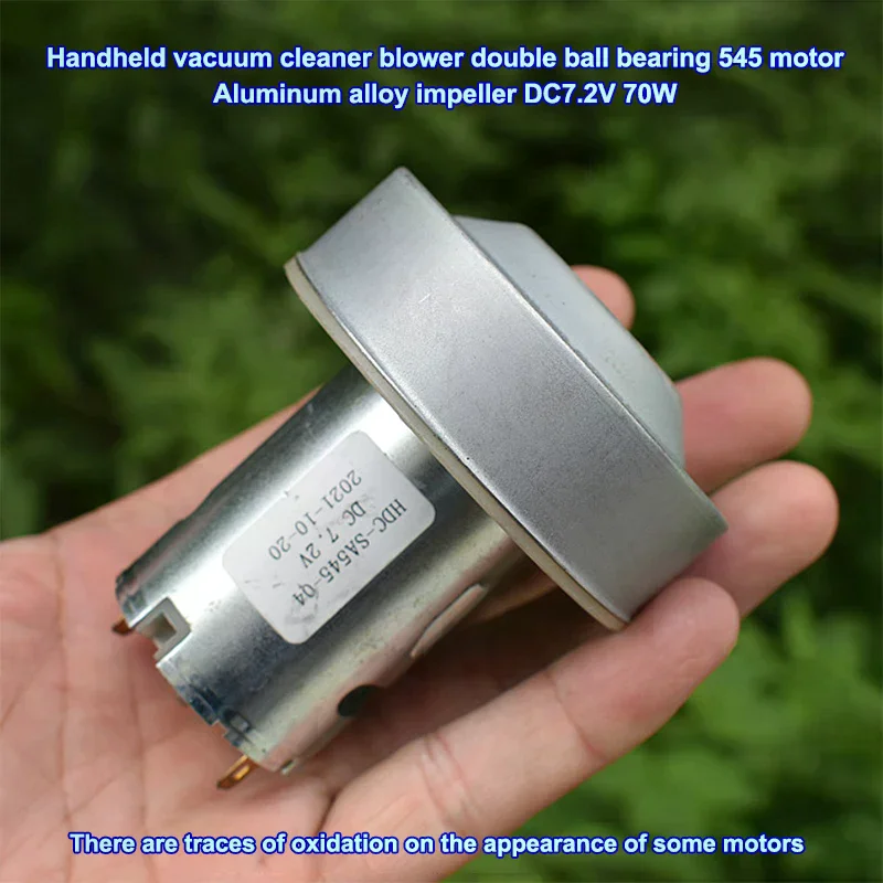 545 Motor DC7.2V 70W Vacuum Cleaner Motor Ball Bearing Micro Motor For Vacuum Cleaner Parts Air Blower Built In Driver