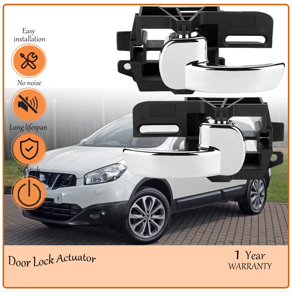 

2Pcs Interior Door Handles Left & Right Compatible With 2007-2013 NissanQashqai J10 Inner Door Handle OE 80671-JD00E,80670-JD00E