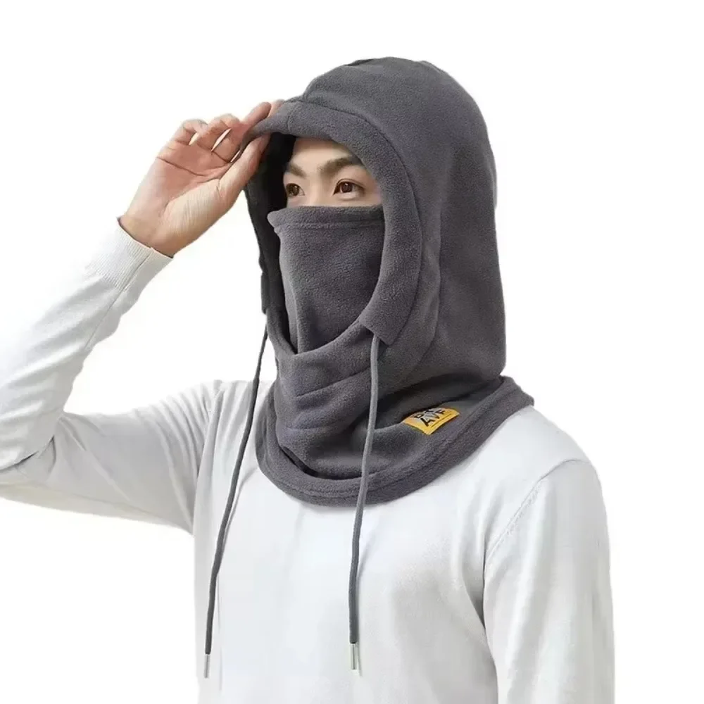 2025 Pasamontañas 3 en 1 Gorro cálido de lana de invierno con máscara Calentador de cuello Gorro a prueba de viento para hombres y mujeres Ciclismo Protección contra el clima frío