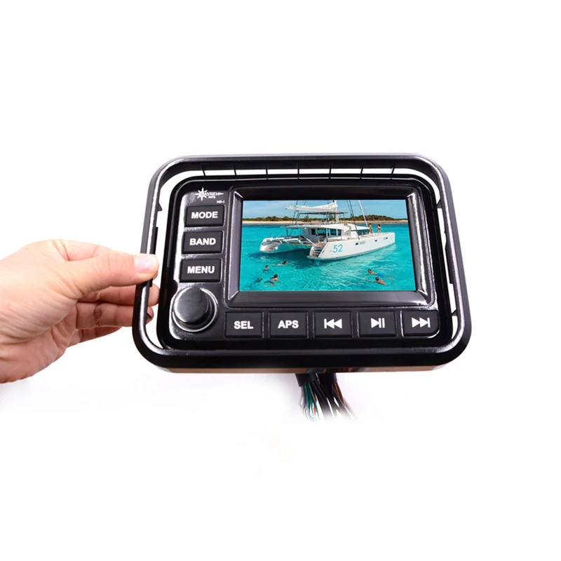 

HASDA H-303A+H-050 Marine Golf crt BT Boat Radio Head Unit Waterproof Stereo UTV ATV RTV SPA MP3+6.5" 500W Speakers