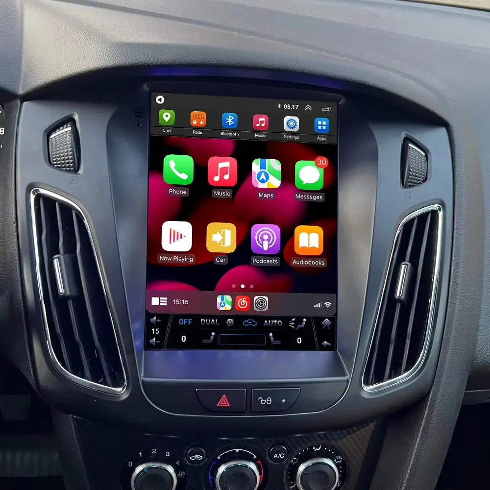 For Ford Focus 3 2011 - 2019 ，Android 12 Car Radio Audio video multimedia Player GPS Navigation 8G + 256G Carplay Android Auto