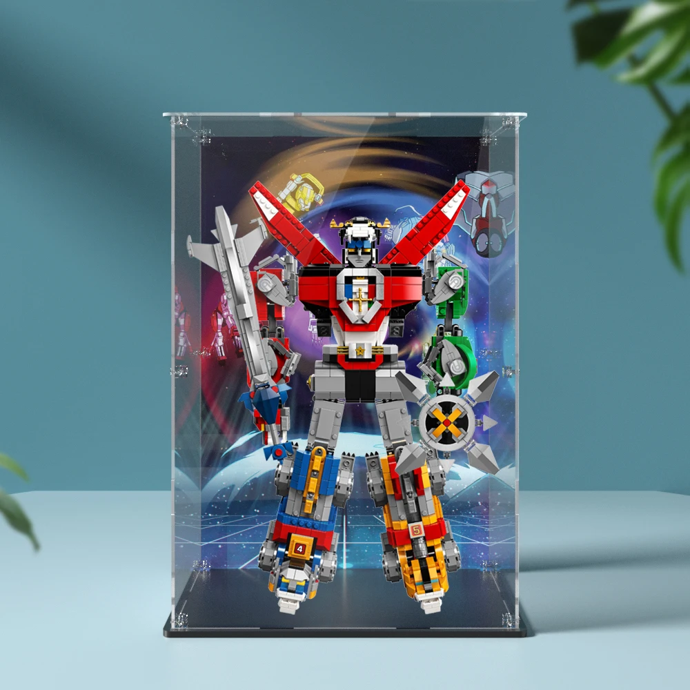 Acrylic display box for lego 21311 display case for Voltron building block dustproof clear model car storage box 30x20x45cm