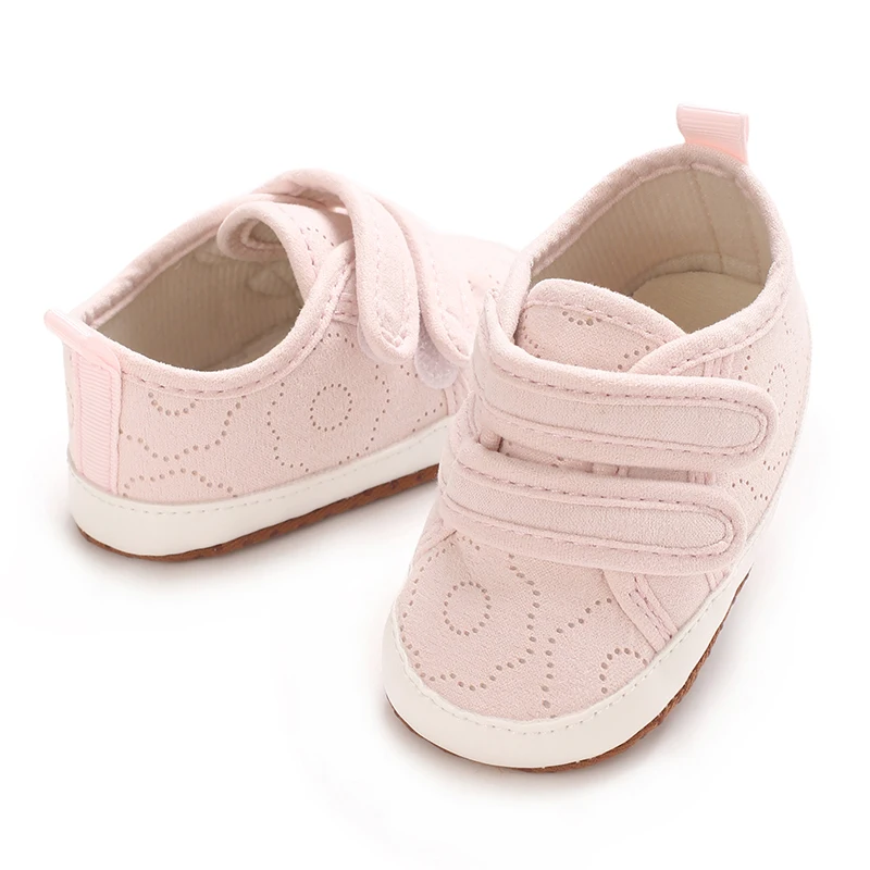 

Fashionable 0-18M Baby Shoes Men's And Women's Casual Shoes Solid Color Cotton Soft Sole New Sports Shoes Comfortable First Walk