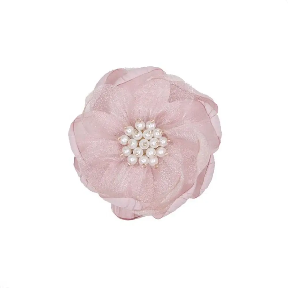 

5Pcs Sewing Fabric 3D Chiffon Flower Chiffon DIY Artificial Flower Hairpin Shoes Decor DIY Sewing Applique