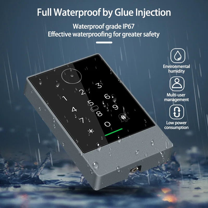 TTLOCK facial  Intelligent lock for access control system Biometric Fingerprint Attendance Management Waterproof smartlock