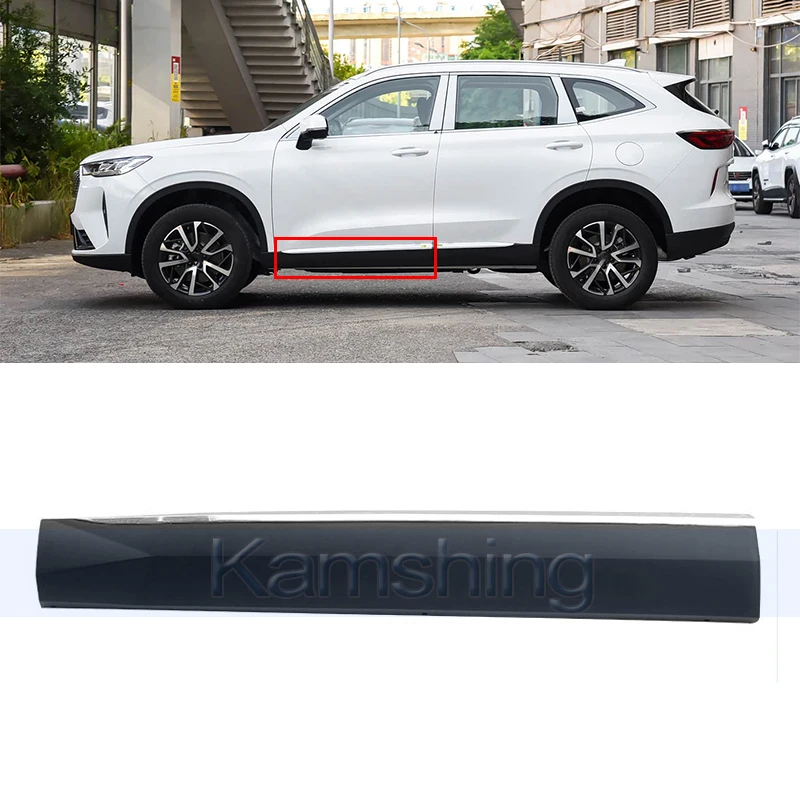 Kamshing Car Front Door Trim Panel For Haval H6 3nd generation Front Door Lower Protection Board Door Anti-Collision Strips