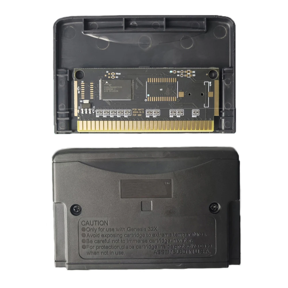 FlashKit Programmeur 32X FlashKit Kaart En 32X Game Card Voor Sega 32X Video Game Console Cartridge