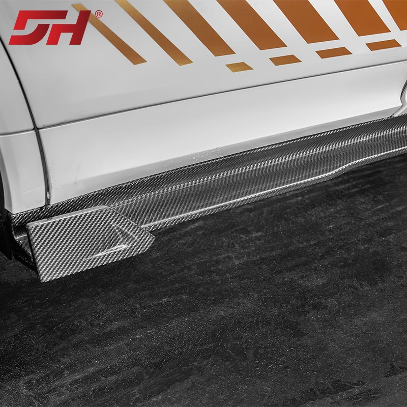 Factory Wholesale Hot Sale Suitable forPorsche 2018 up ’Cayenne 9Y0 KDA High-quality Dry Carbon Side Skirt