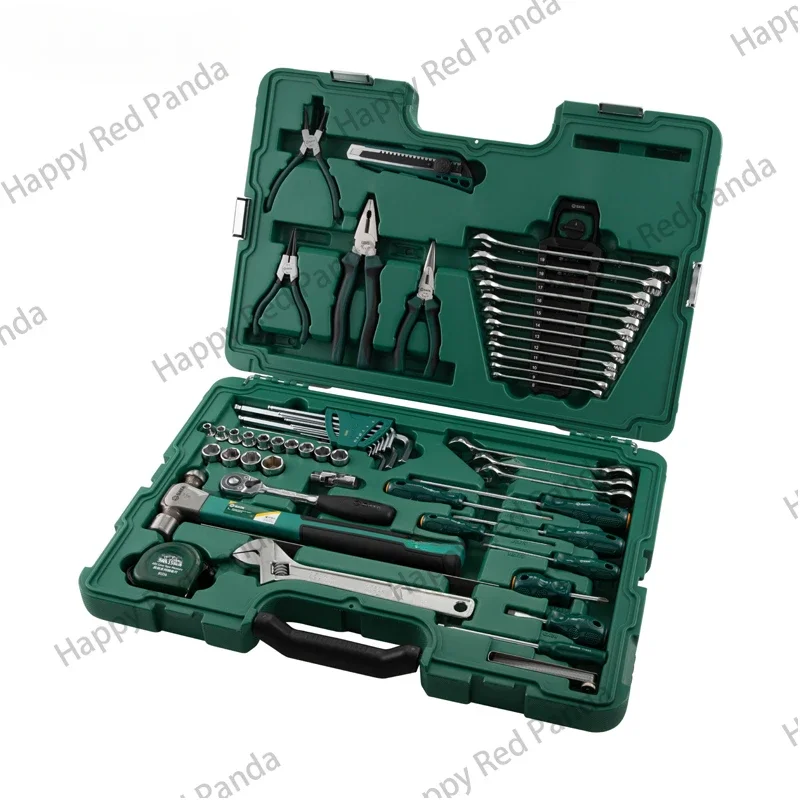 Mechanical equipment set 58 pieces installation and repair multi-function toolbox comprehensive set 09516