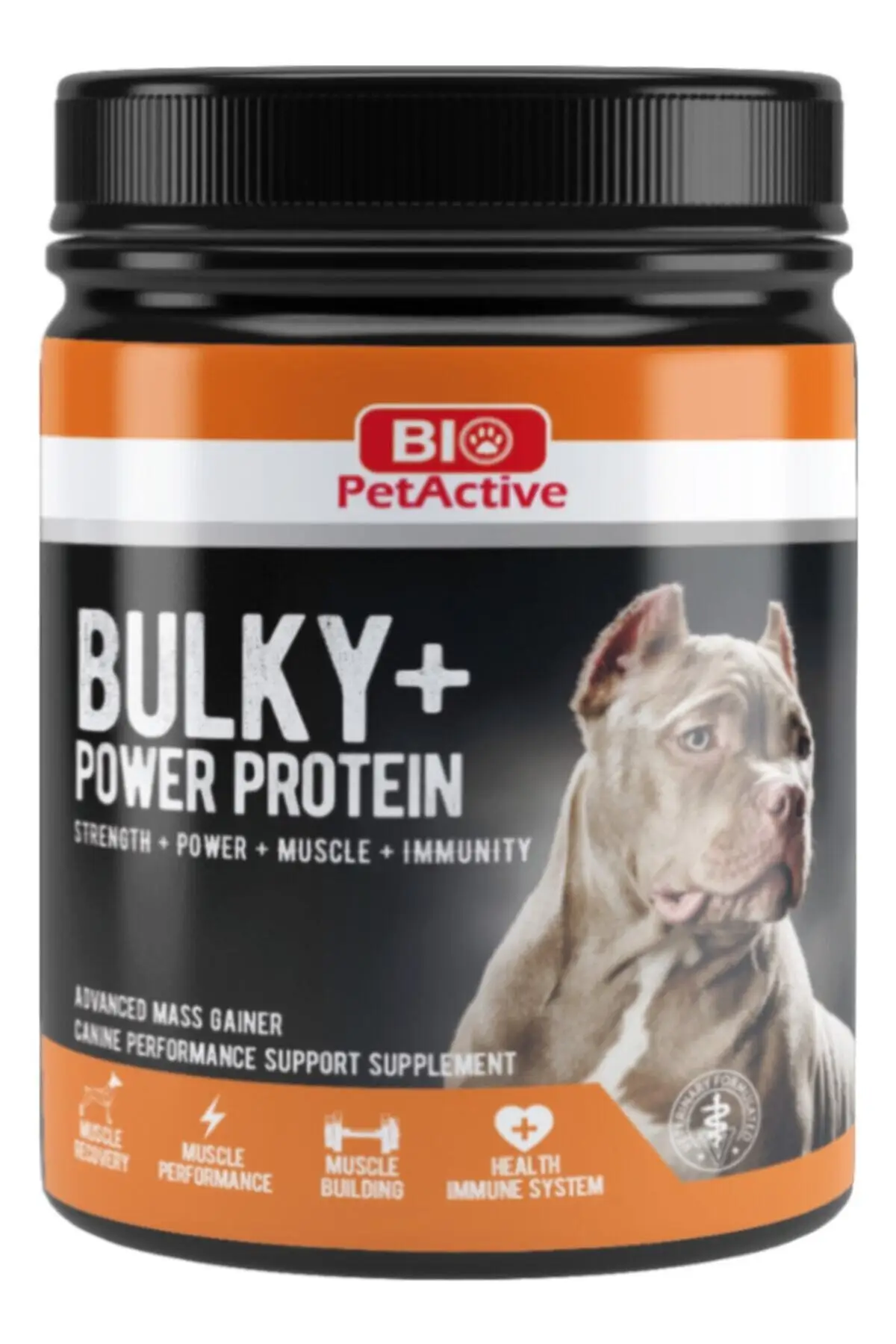 Bulky Power Dog For Pure Protein Muscle Mass Supporting 368gr. Vitamin Mama-Probiotic İlaveli Muscle Development Support Bulky +