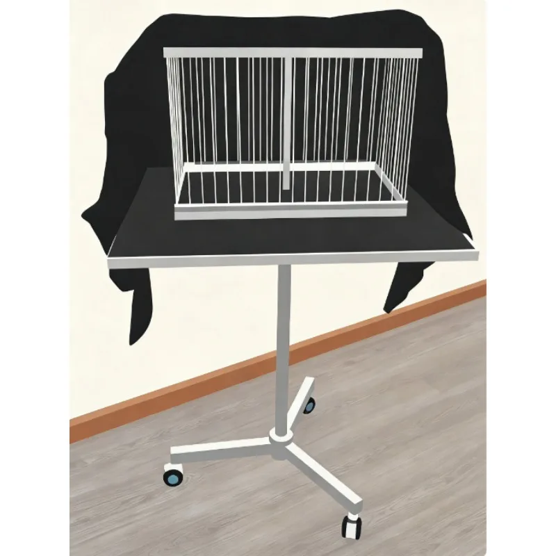 

Vanishing Dove Cage Magic Trick – Disappearing Bird Cage Table Illusion, Professional Stage Magician Props Party Games