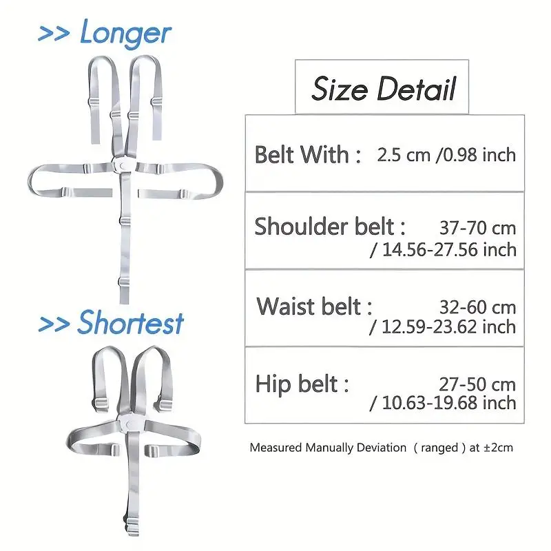 Universal Baby Safety Belt 3/5 จุดสําหรับเก้าอี้รับประทานอาหารรถที่นั่งให้อาหารเก้าอี้สูง Sleeping สายรัดคงที่