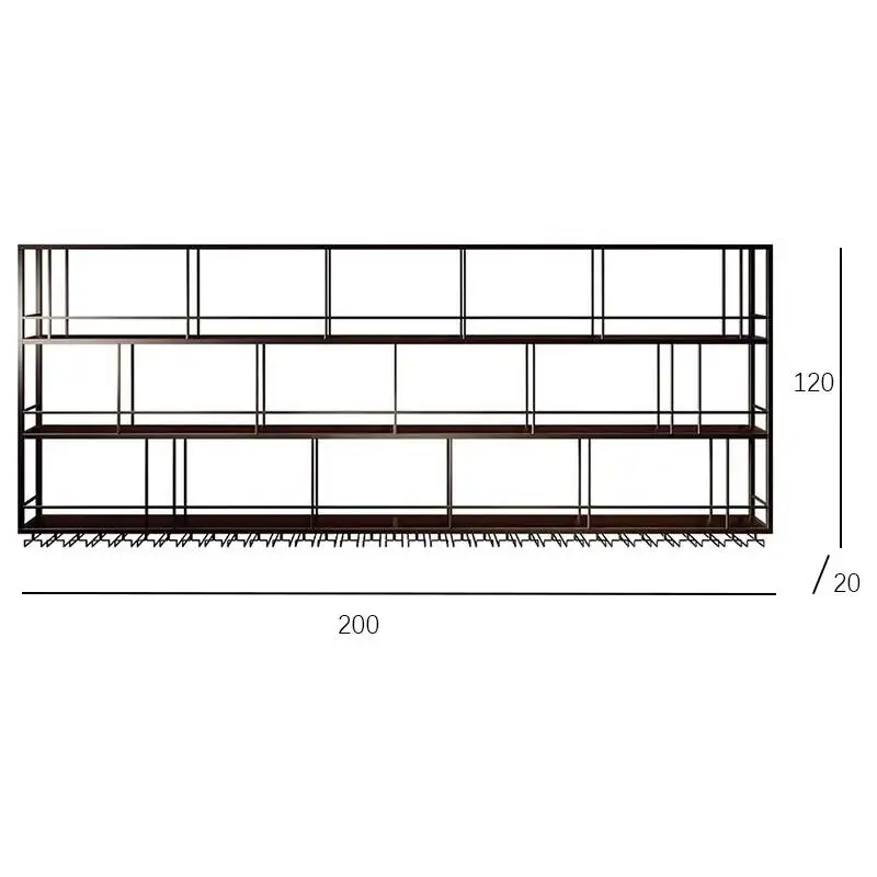 Restaurant Cocktail Wine Cabinets Showcase Storage Shelf Wall Mounted Alcohol Cabinets Metal Drinks Bancone Da Bar Furniture