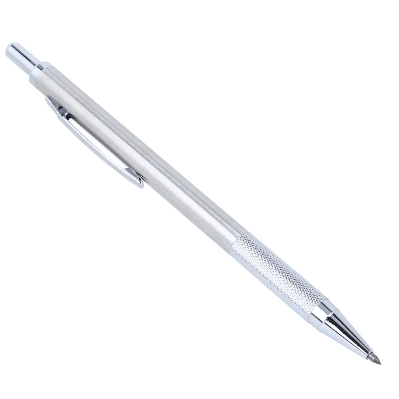 Scriber Scribing Pen Ceramic Marker Engraver Cutting Tool Tungsten Steel Tip For Metal / GlassSilver