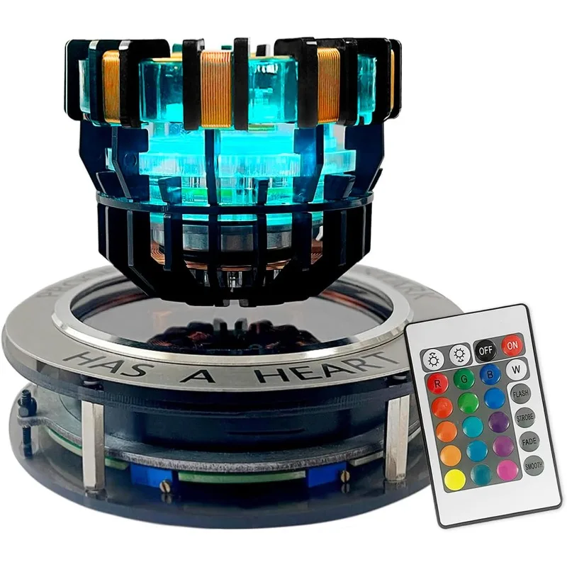 

Arc Reactor MK1iron man arc reactor Levitating 1:1 Scale Floating and Spinning LED Tech Decor,Desk Display, Unique Gift
