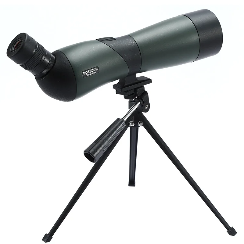 BOSSDUN 20-60x60 45Degree Spotting Scope Zoom Telescope Multi-Coated for Bird Watching Moon View Hunting Match