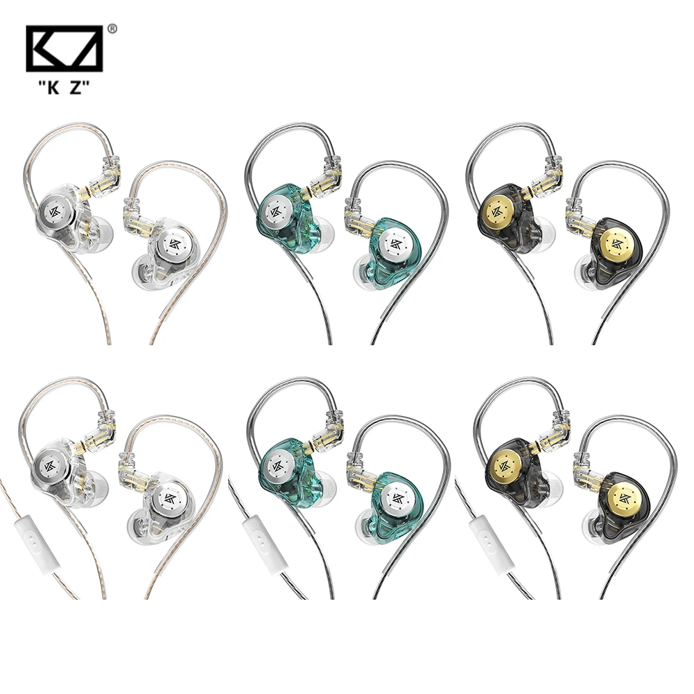 KZ-EDX Pro HIFI Bass Earphones Magnetic Dynamic Unit 3.5mm Wired In Ear Monitor Headphones Stereo Noise Cancelling Headset