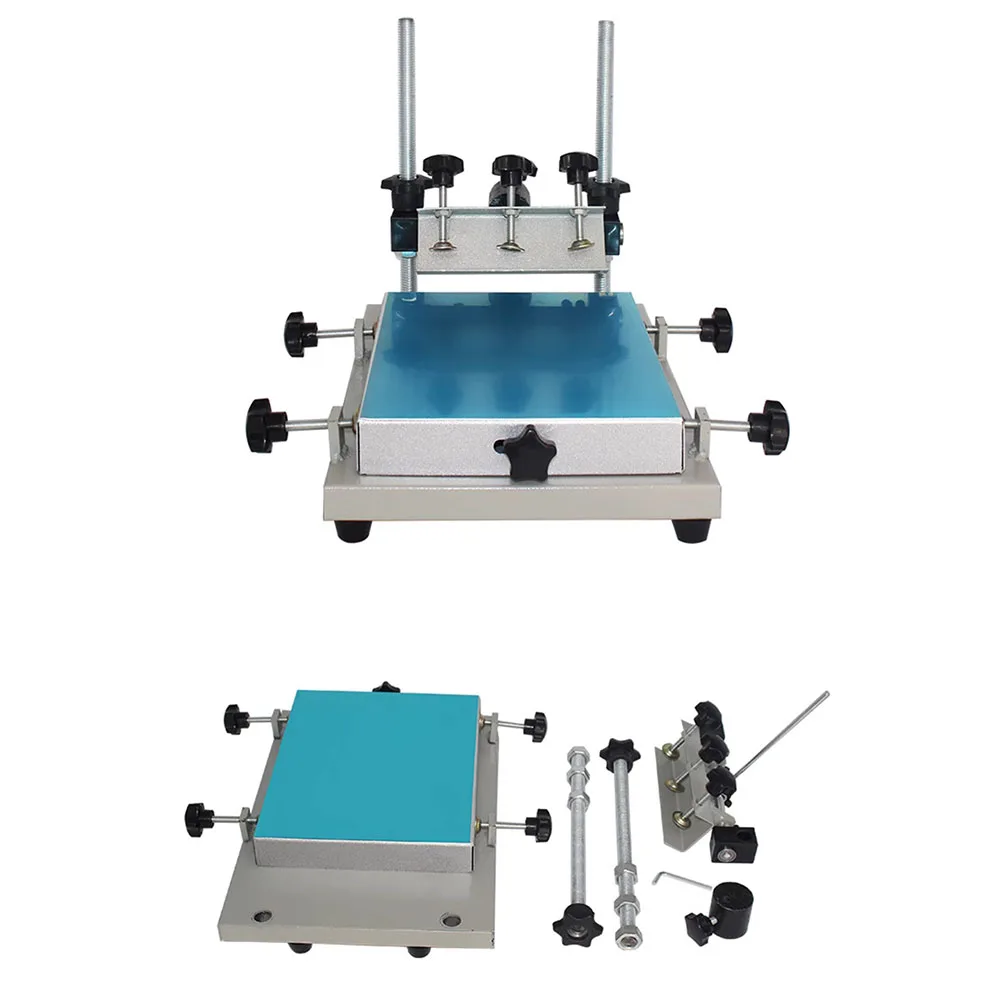 240x300mm Manual Screen Press Aluminium Frame Screen Printing Positioning DIY Silk Stencil Screen Printer Machine