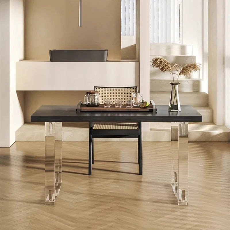 

Solid wood balcony tea table and chair combination simple modern home living room exquisite leisure small tea table new