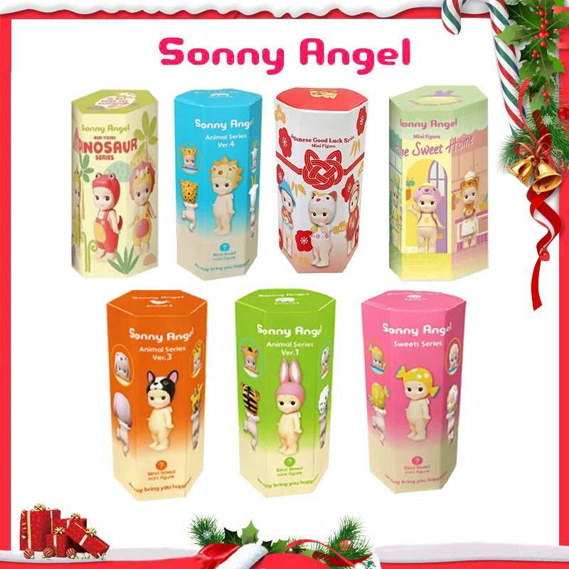 NEW Sonny Angel Animal Fruit Toys Decorative Mini Action Figures Dolls Anime Lovely Angels Phone Christmas Birthday Gifts