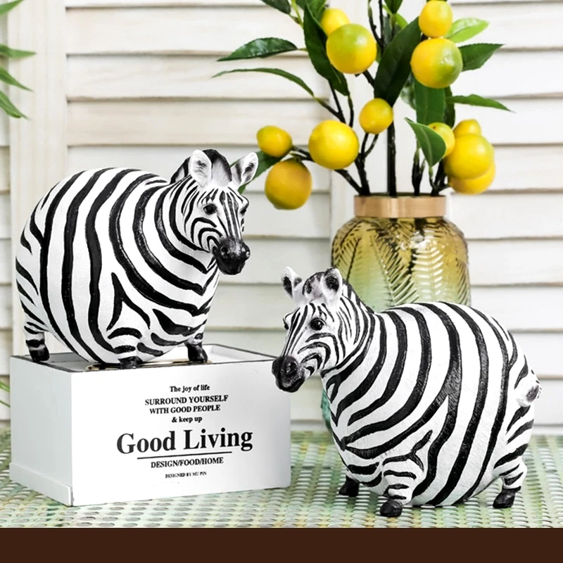 Imagem -04 - Resina Balão Casal Zebra Escultura Amantes Estátua Decoração Animação Ornamento do Dia dos Namorados Casamento Aniversário Presente