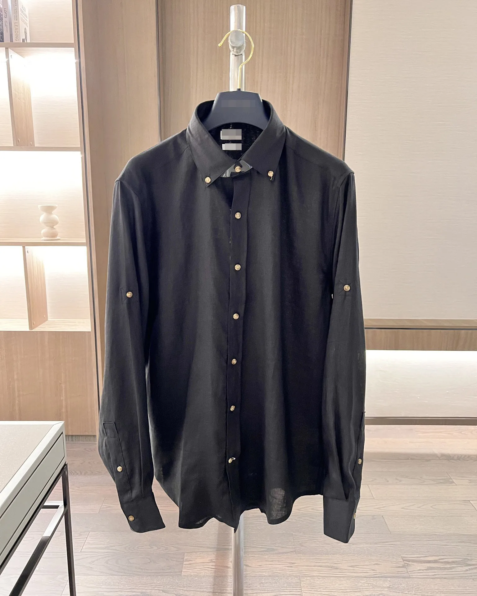 BILLIONAIRE SIJITONGDA2024 Spring, Summer and Autumn new men's linen long-sleeved shirts, fashionable and versatile items th