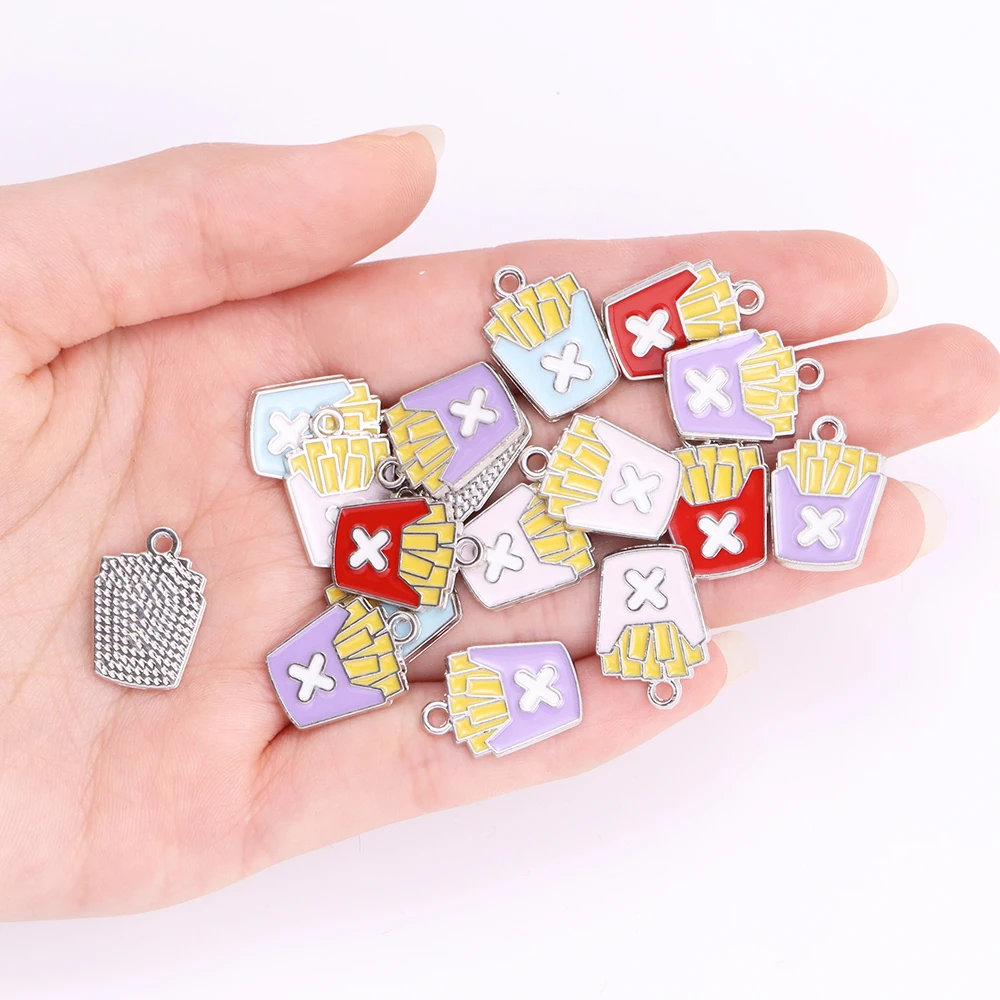 20 Stuks 10*19mm Legering Emaille Druipende Rode Wijnglas Hanger Party Fashion Charms voor Sieraden Maken DIY ketting Oorbellen Geschenken