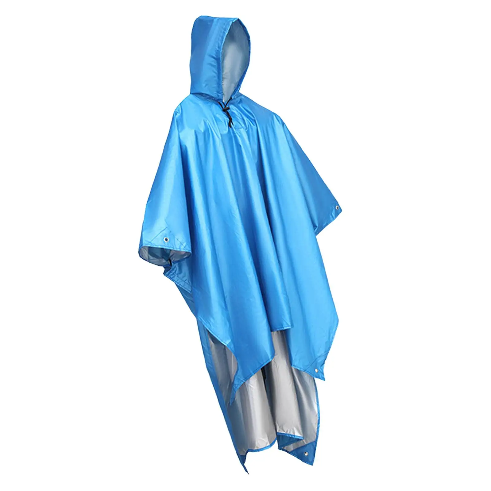 Hooded Wet Weather Rain Poncho Tarp Raincoat for Adult Men Women Unisex Camping Outdoor Activities