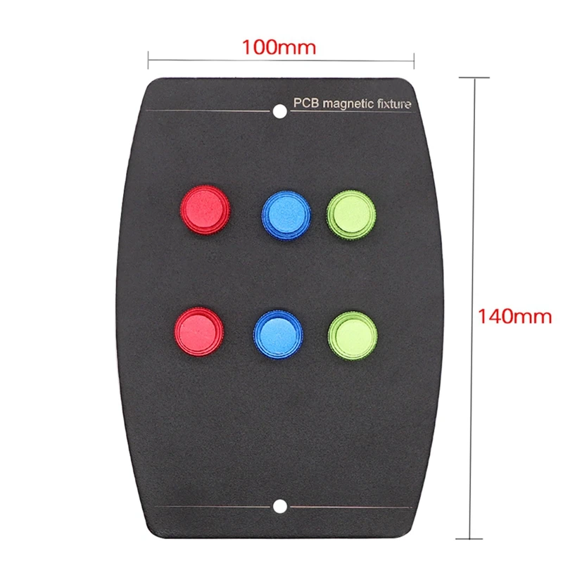 Universal PCB แม่เหล็ก FIXTURE 6 ชิ้นแม่เหล็ก Pins PCB บัดกรีแพลตฟอร์ม PCB Board Holder