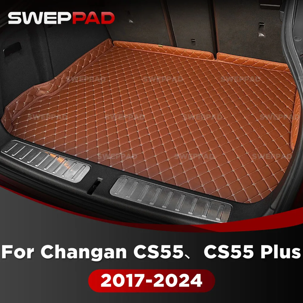 

Для Changan CS55、CS55 Plus 2017-2024 индивидуальный коврик в багажник автомобиля, антигрязная накладка, защитный коврик, грузовой вкладыш, авто аксессуары для интерьера