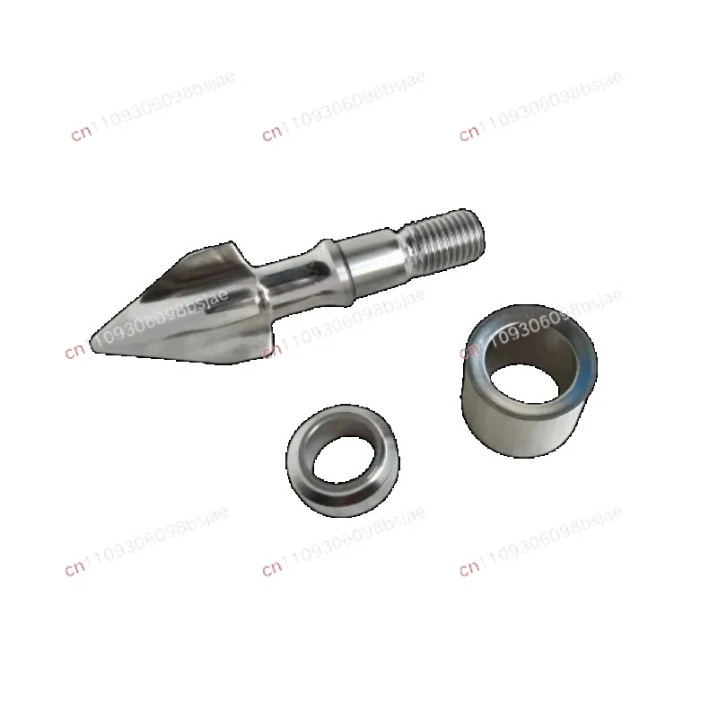 Alloy full hard injection molding machine screw head three-piece set check ring rocket head rubber head gasket accessories