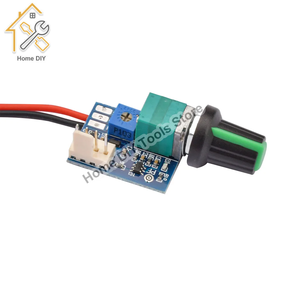 DC 12V PWM Speed Controller Fan Speed governor 4 Wire Computer Temperature control Switch for PC CPU Cooler Fan Manual Stop