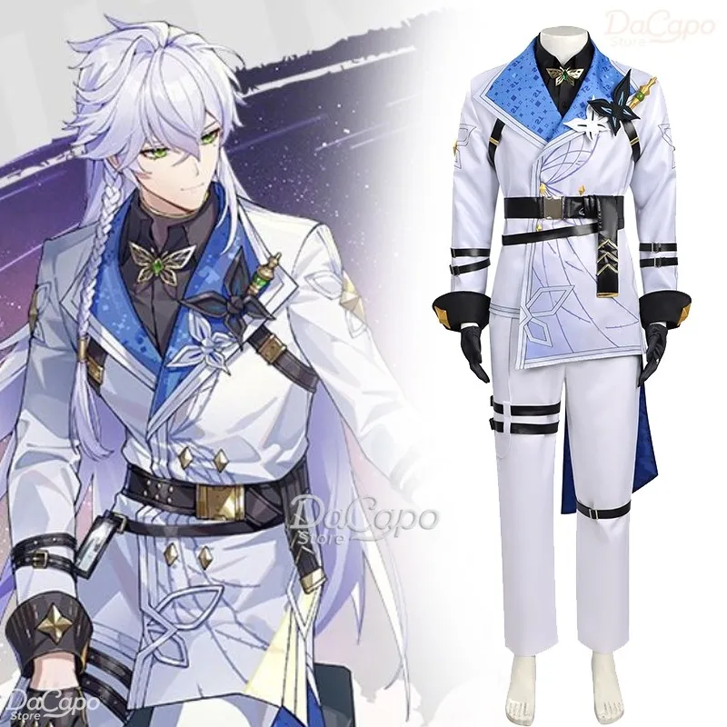 

NTE Neverness to Everness Baicang Cosplay Costume Game 2026 New Men Uniforms Halloween White SUit Roleplay Clothing