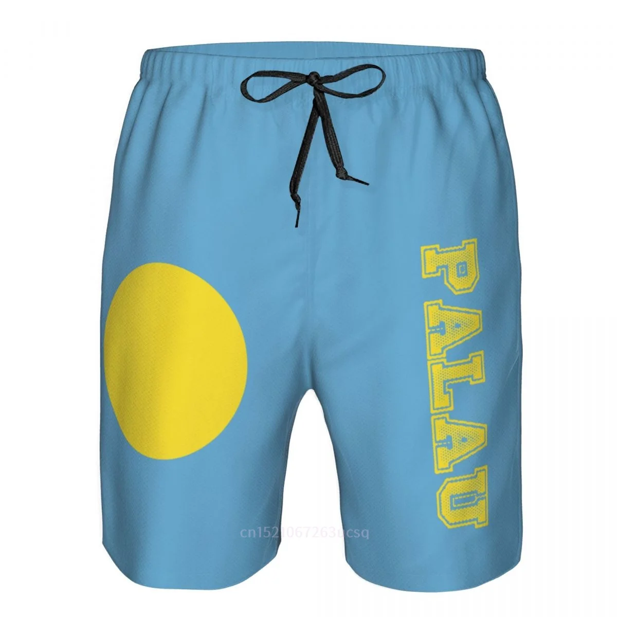 2023 Zomer Polyester Palau Land Vlag 3D Gedrukt Mannen Board Shorts Strand Zak Running Zomer Broek