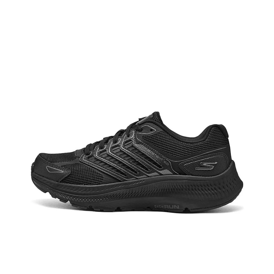 

Skechers Go Run Consistent 2.0 Support Rebound Low top Running Shoes Women's Black 128609-BBK