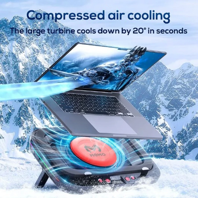 Laptop Cooling Pad Laptop Coolers Stand Laptop Fan Cooling Pad For Laptop Notebooks Adjustable Laptop Cooling Stand