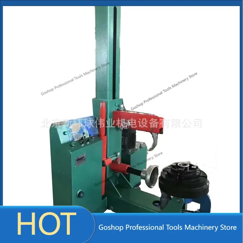 Truck with inner tube with pressure strip tire disassembly machine