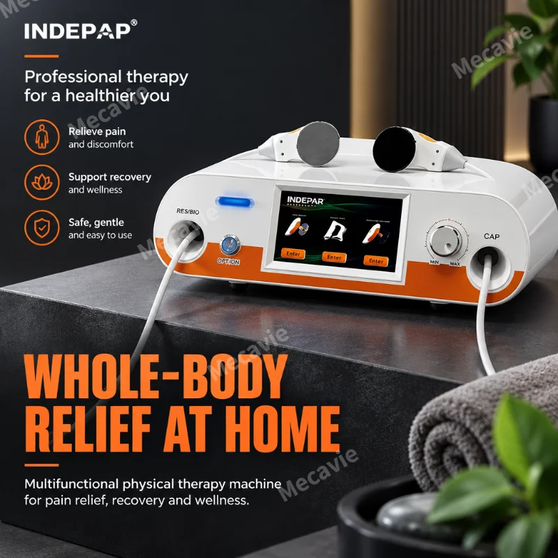 New 448K Deep Heat RF Machine 3 Probes Skin Tightening Wrinkle Remove Weight Loss Joint Pain Therapy Equipment