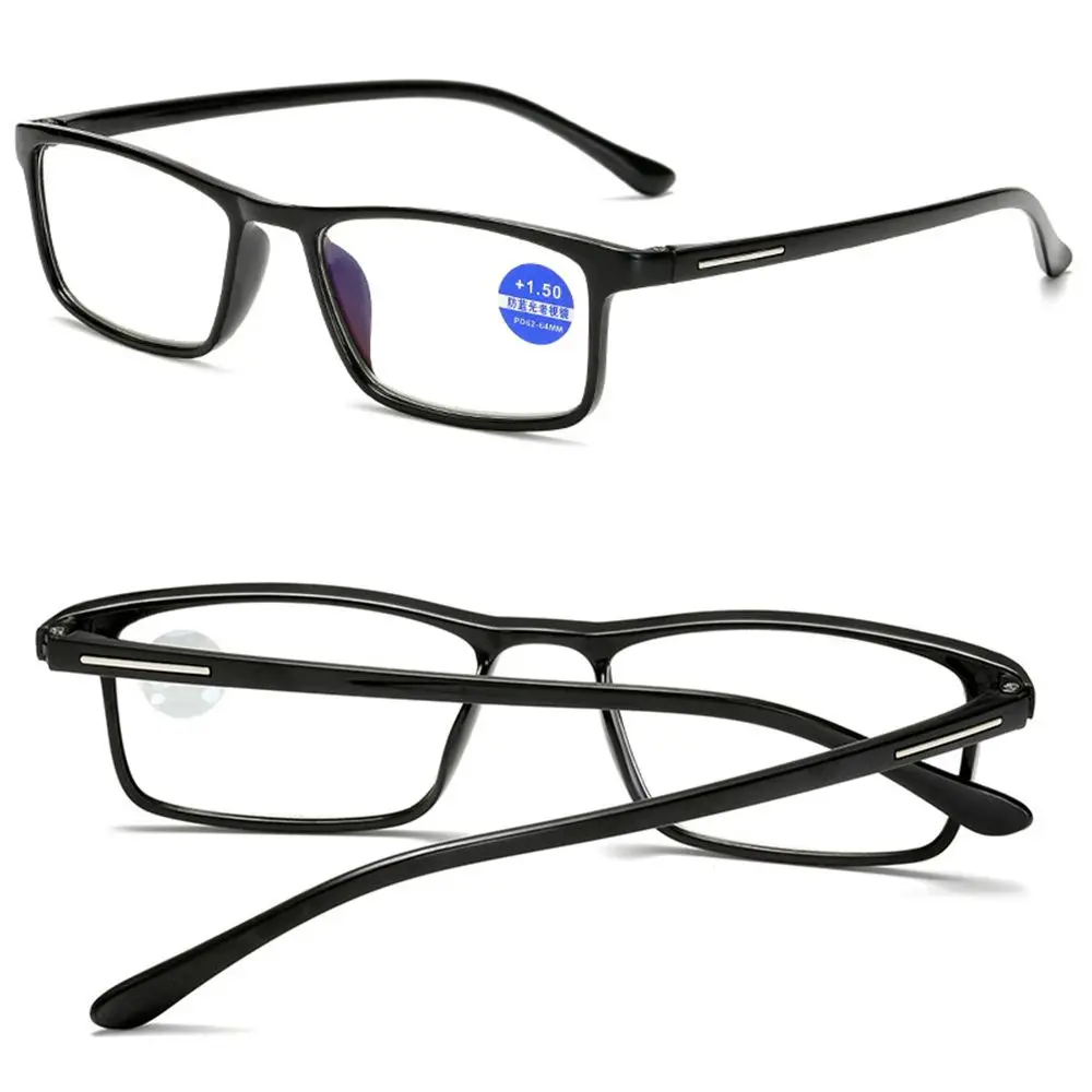 Men Women Vintage Portable Anti-Blue Light Eyeglasses Ultra Light Frame Eye Protection Reading Glasses