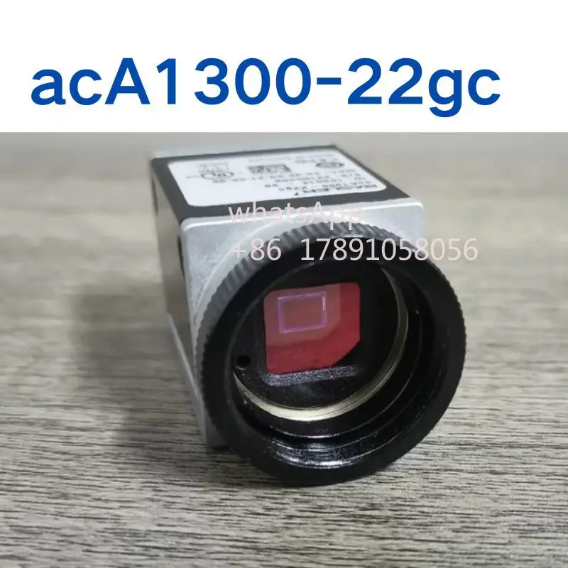 Teste de câmera industrial colorida AcA1300-22gc usada Ok Transporte rápido