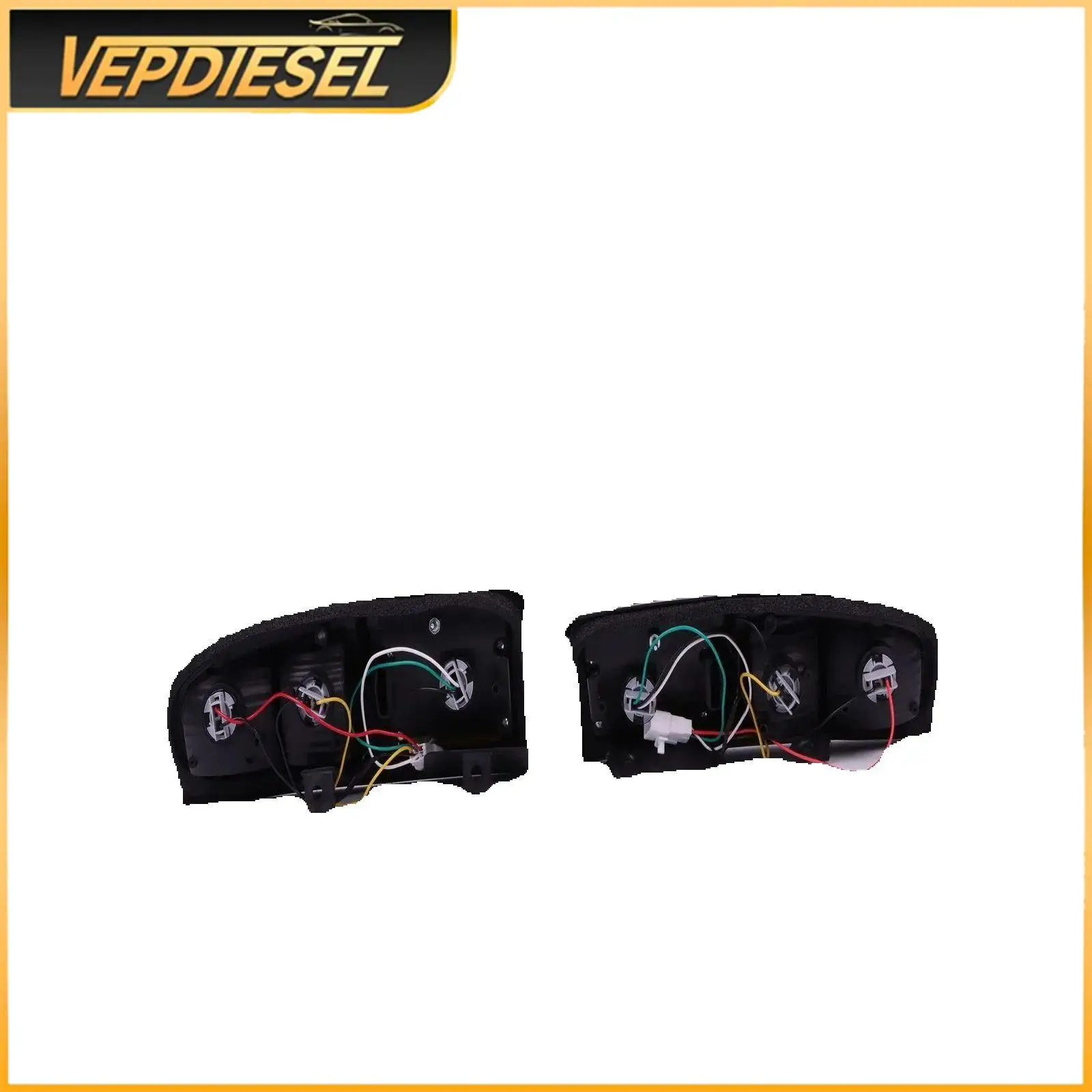 

2PC Smoked LED Tail Light Assembly for Land Cruiser Prado LC90 1996-2003