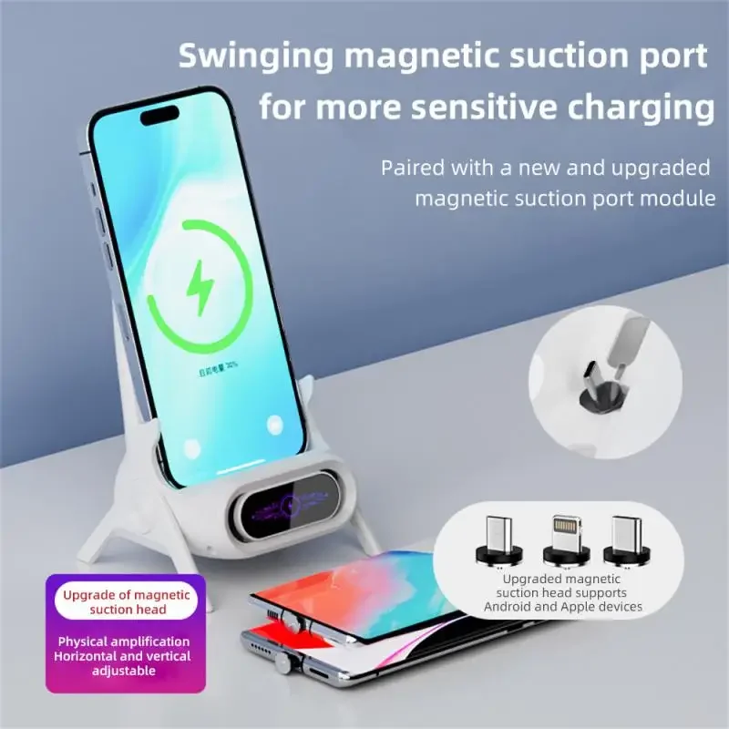 

Office Wireless Charging Desktop Wireless Fast Chargers Universal Mobile Phone Fast Charging Bracket for Phone