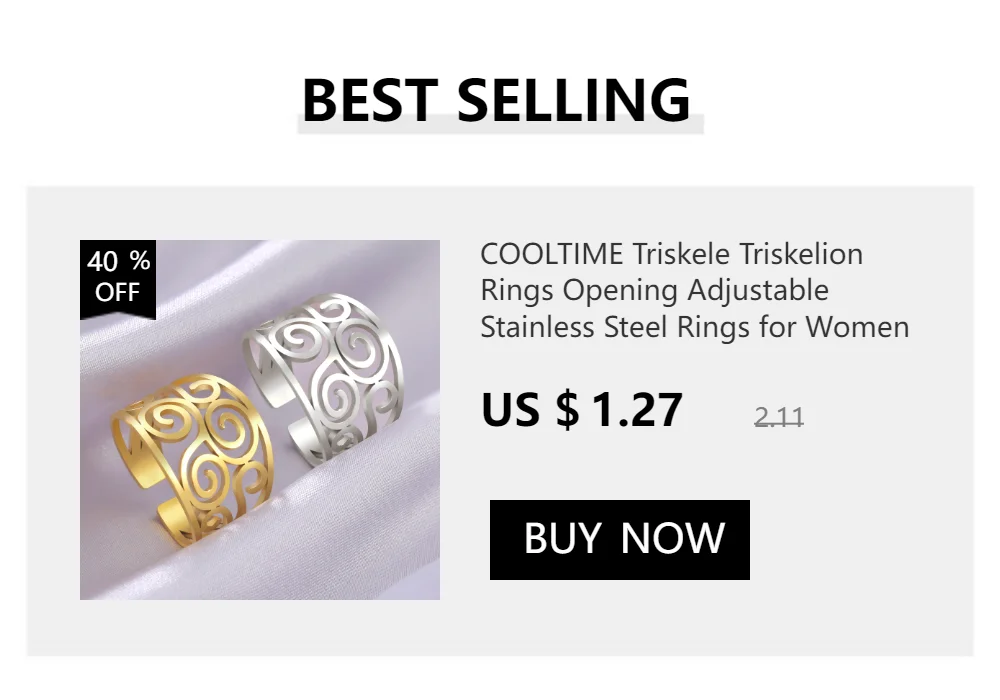 Cooltime Tier Hund Pfote Knochen verstellbare Ringe für Frauen Edelstahl offene Fingerringe Schmuck Anillos Mujer – Detail 26