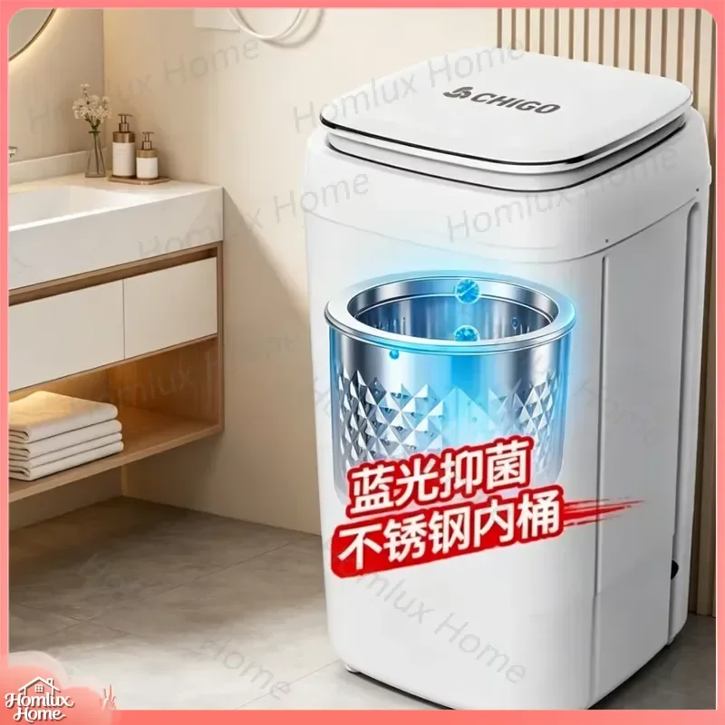 220V Clothes Dryer Automatic Home Laundry Dryer Stainless Steel Drying for Clothing Fast Drying Capacity 5kg
