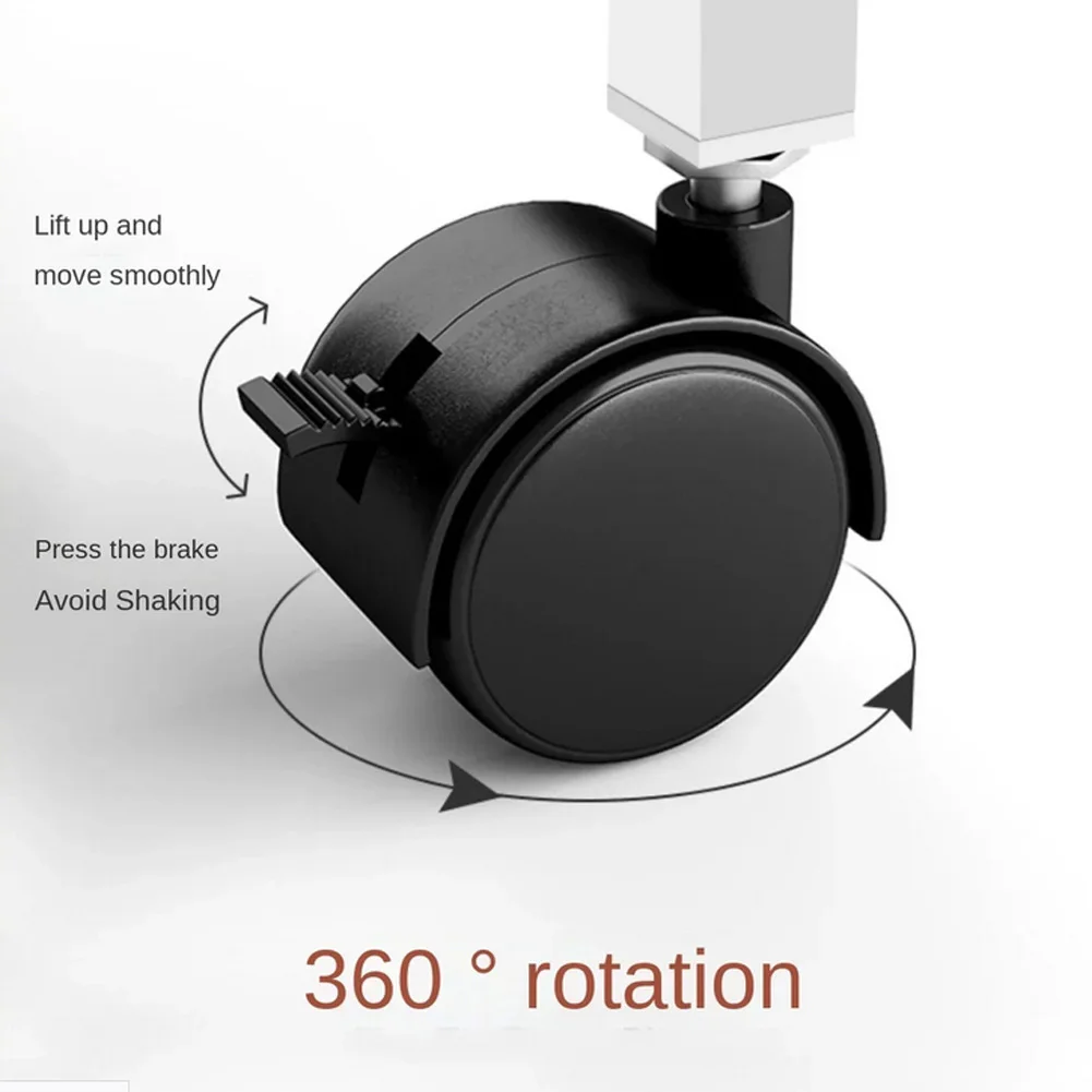 Mobile Computer Desk For Small Space, Adjustable Height Rolling Work Desk, Portable Standing Writing Desk With Wheels For Home O