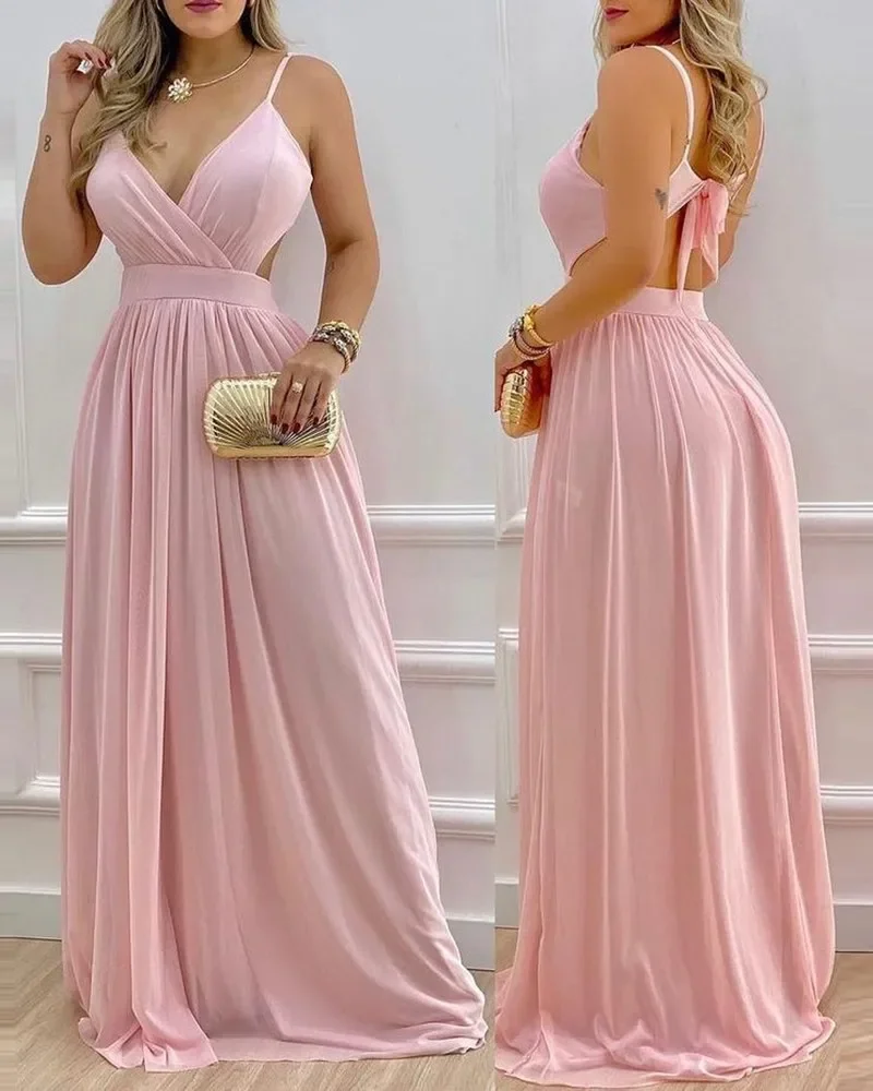 

Suspender Skirt Maxi Dresses for Women Woman Dress Spring and Summer Vestidos Elegantes Para Mujer Roupas Femininas Ropa Mujer