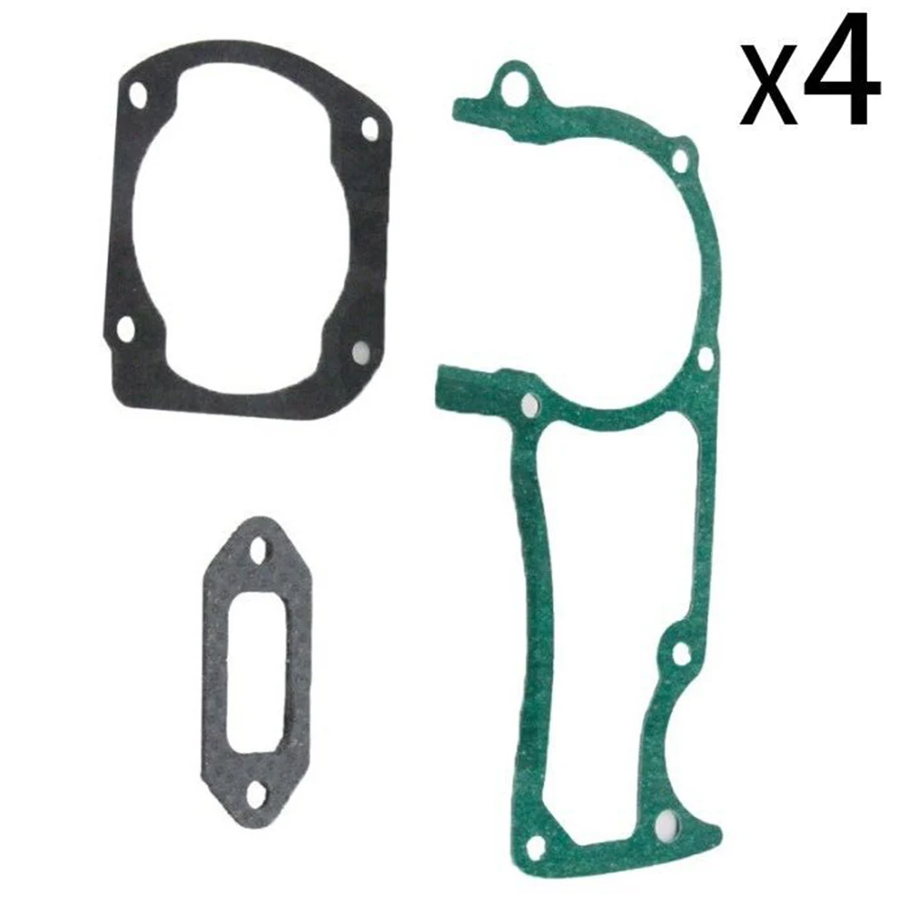 4 Piece Crankcase Cylinder Muffler Gasket Set for Models For 362 365 371 371XP and 372XP Designed for Long Lasting Use