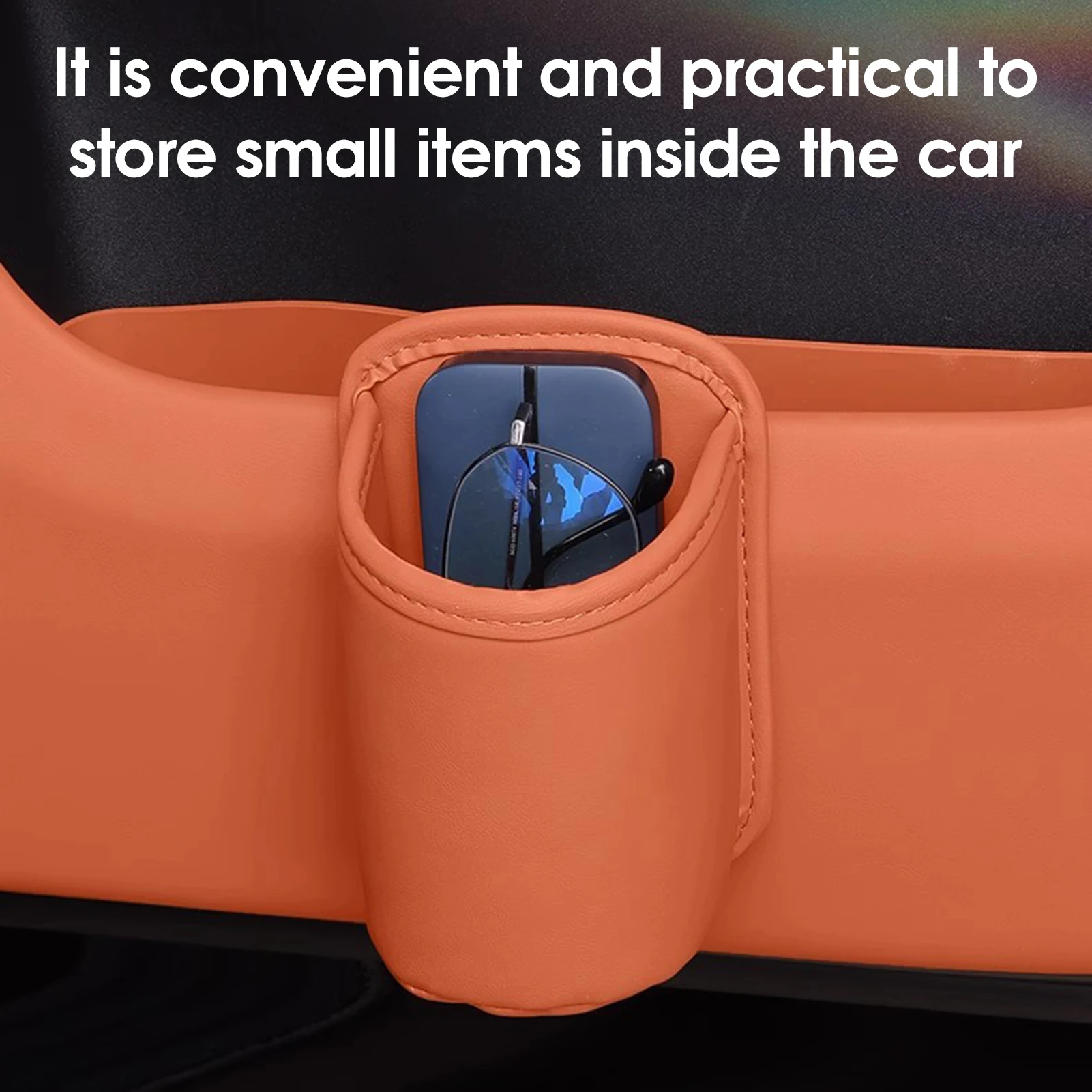 باب السيارة حامل الكأس بولي Leather الجلود السيارات شرب الرف صندوق تخزين المقعد الخلفي حامل الكأس المنظم لملحقات التخزين الداخلية للسيارة